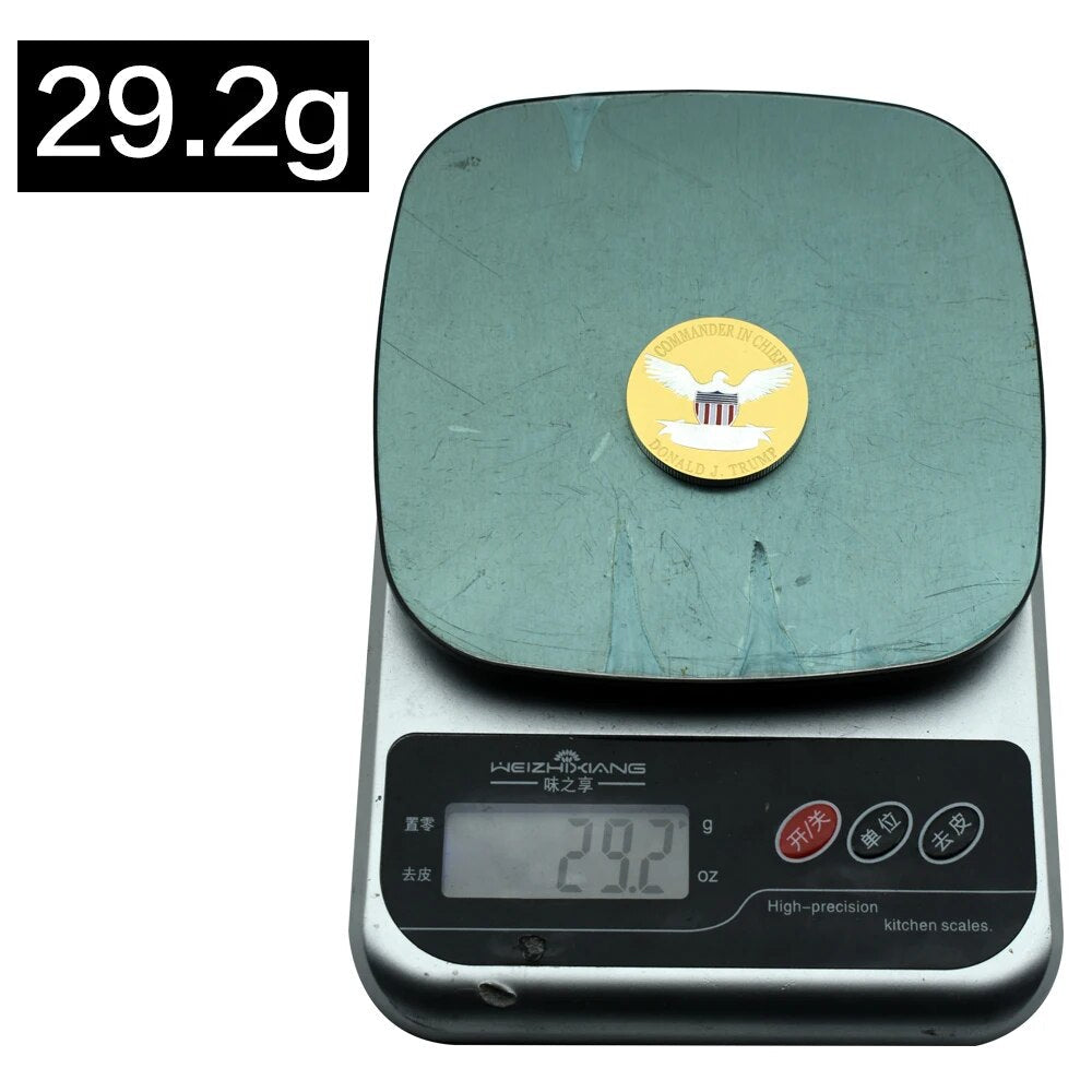 2024 DONALD J. TRUMP Commemorative Coin SAVE AMERICA IN GOD WE TRUST Challenge Coin Collection Fan Gifts