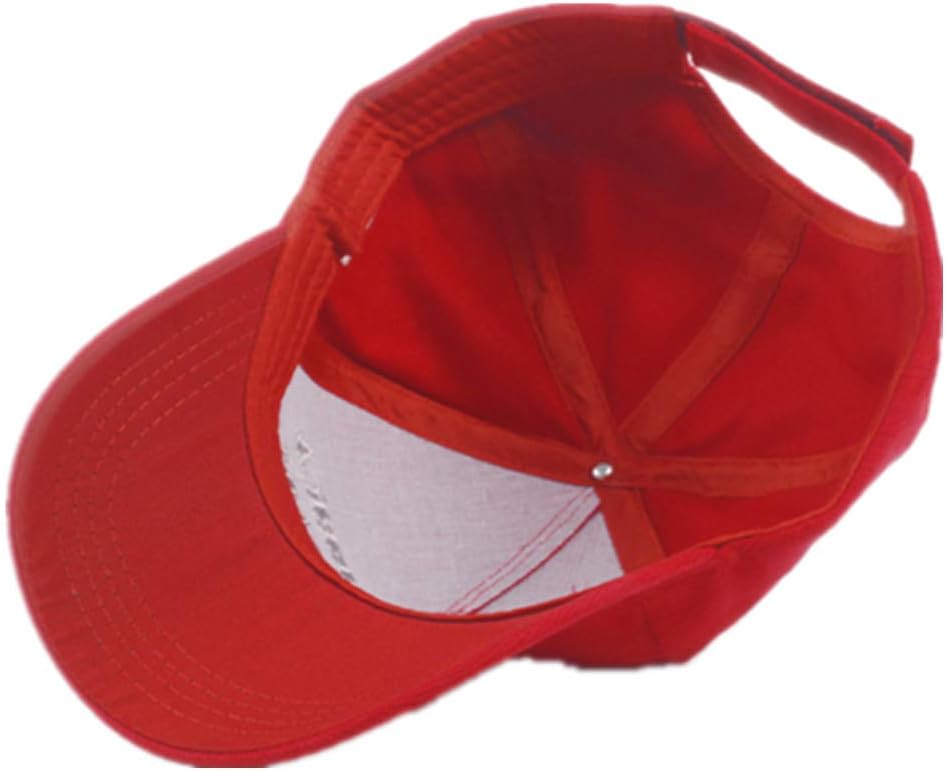 MAGA Hat Make America Great Again Donald Trump Slogan with USA Flag Cap Adjustable 2024 Keep America Great Baseball Hat (Red)