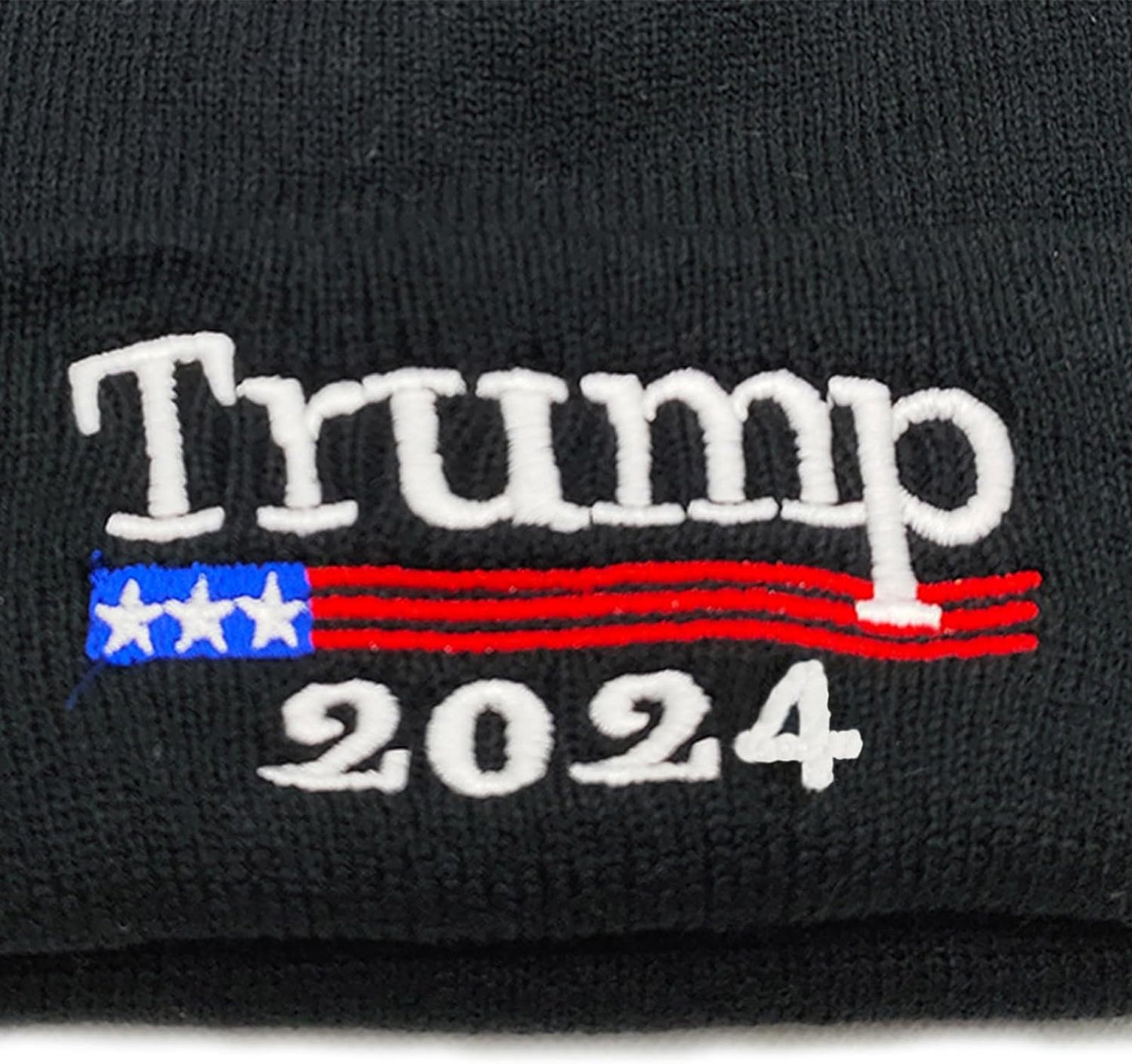 Trump 2024 Beanie Hats Make America Great Again Hat Donald Trump USA MAGA Cap Ski Winter Knit Hats for Men Women