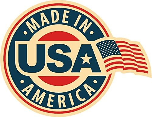 Made In USA American Flag Badge Star Sticker Decal