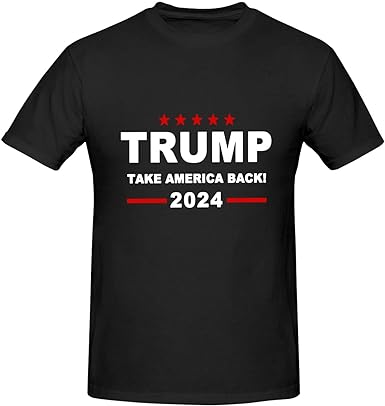 Trump 2024 Take America Back T-Shirt Man Shirt Short Sleeve Novelty Shirts