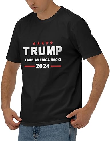 Trump 2024 Take America Back T-Shirt Man Shirt Short Sleeve Novelty Shirts