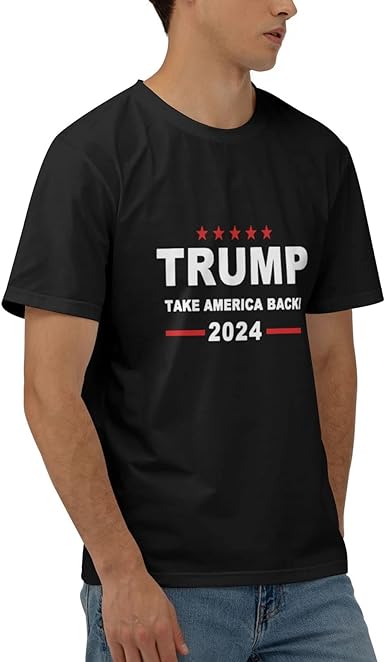 Trump 2024 Take America Back T-Shirt Man Shirt Short Sleeve Novelty Shirts