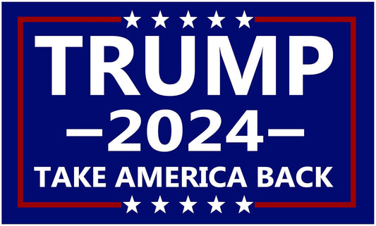 Tactical Trump 2024 Take America Back Presidential Election Bumper Sticker Car Decal