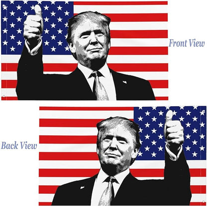 Double Sided Outdoor 3x5ft Flag Donald-Trump Very Good Home Garden Decoration Flag Durable Fade Resistant For All Weather Outdoor