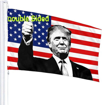 Double Sided Outdoor 3x5ft Flag Donald-Trump Very Good Home Garden Decoration Flag Durable Fade Resistant For All Weather Outdoor