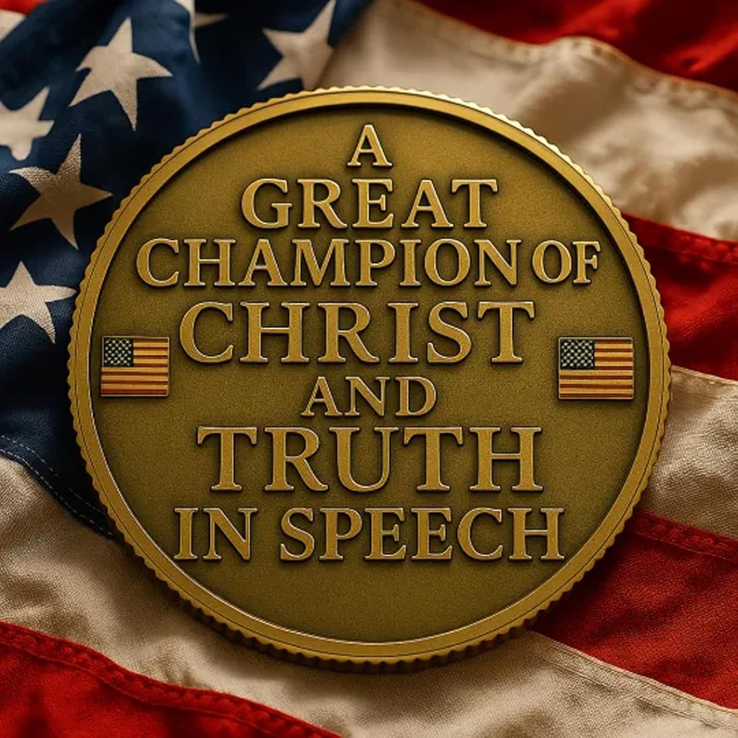 (Buy 10)  Charlie Kirk Memorial Coins