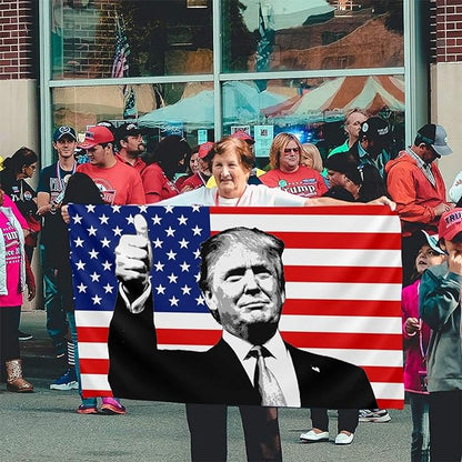 Double Sided Outdoor 3x5ft Flag Donald-Trump Very Good Home Garden Decoration Flag Durable Fade Resistant For All Weather Outdoor