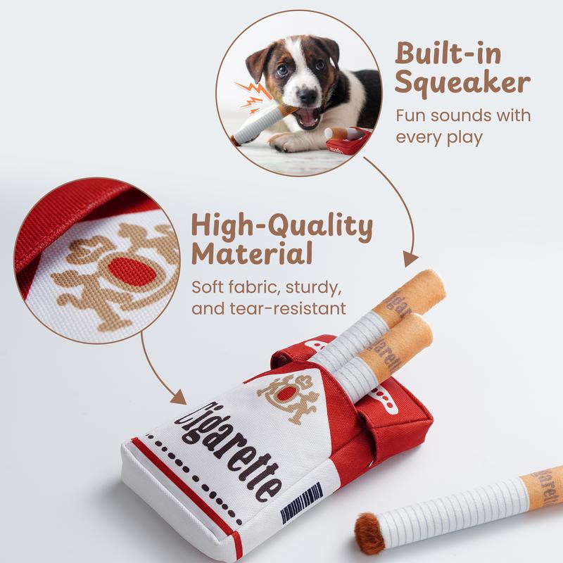 PPN3 Packs Squeaky Puff Stick Toys with a Box