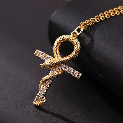 Gold Faith Cross Pendant Necklace Collection