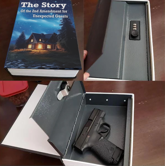 The Story of the 2nd Amendment for Unexpected Guests Book Safe